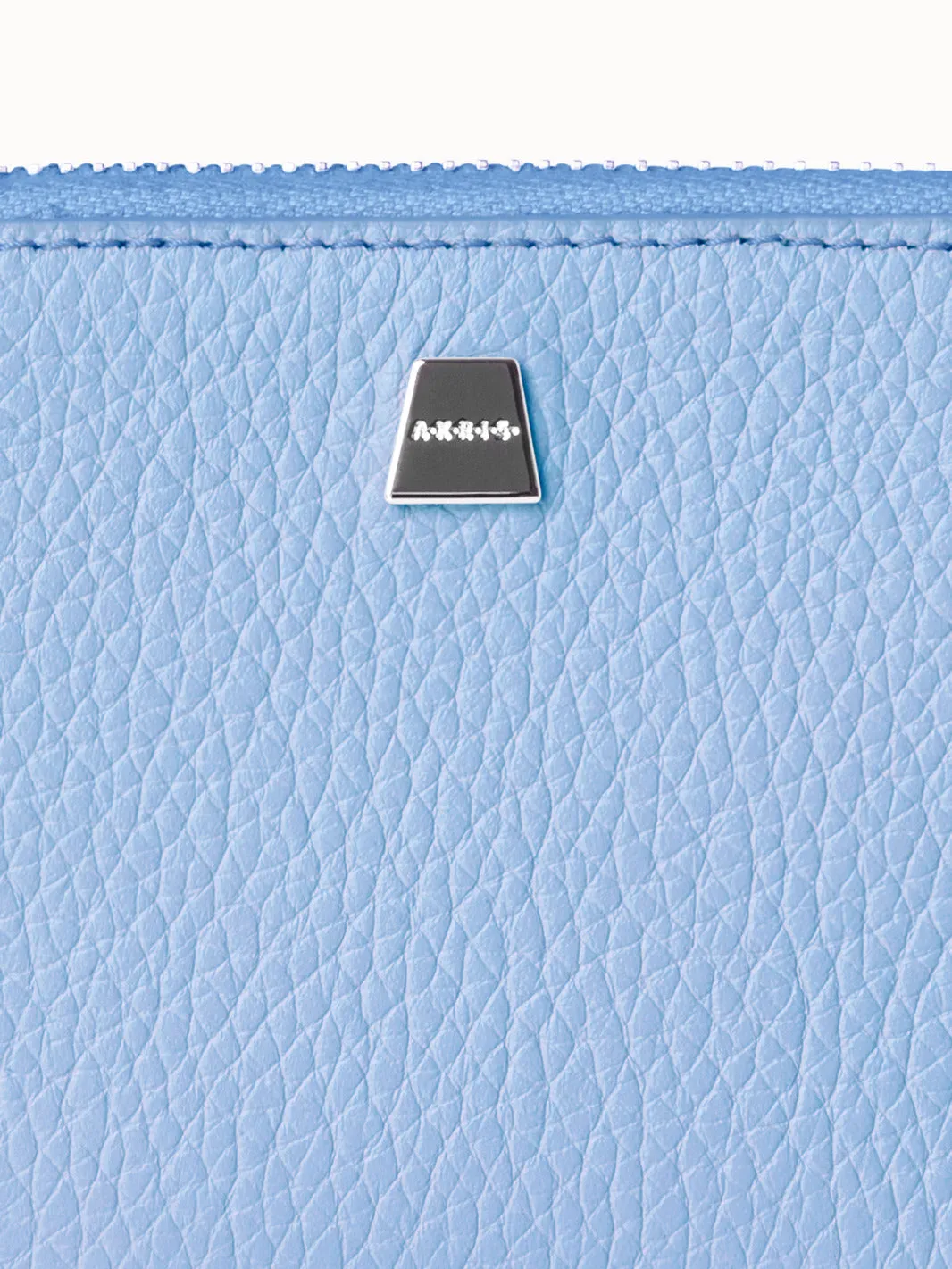 Small Zip Around Wallet in Leather
