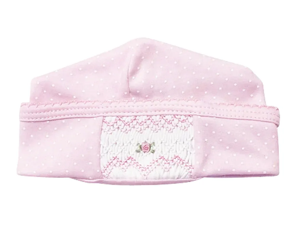 Smocked Pima Cotton Hat