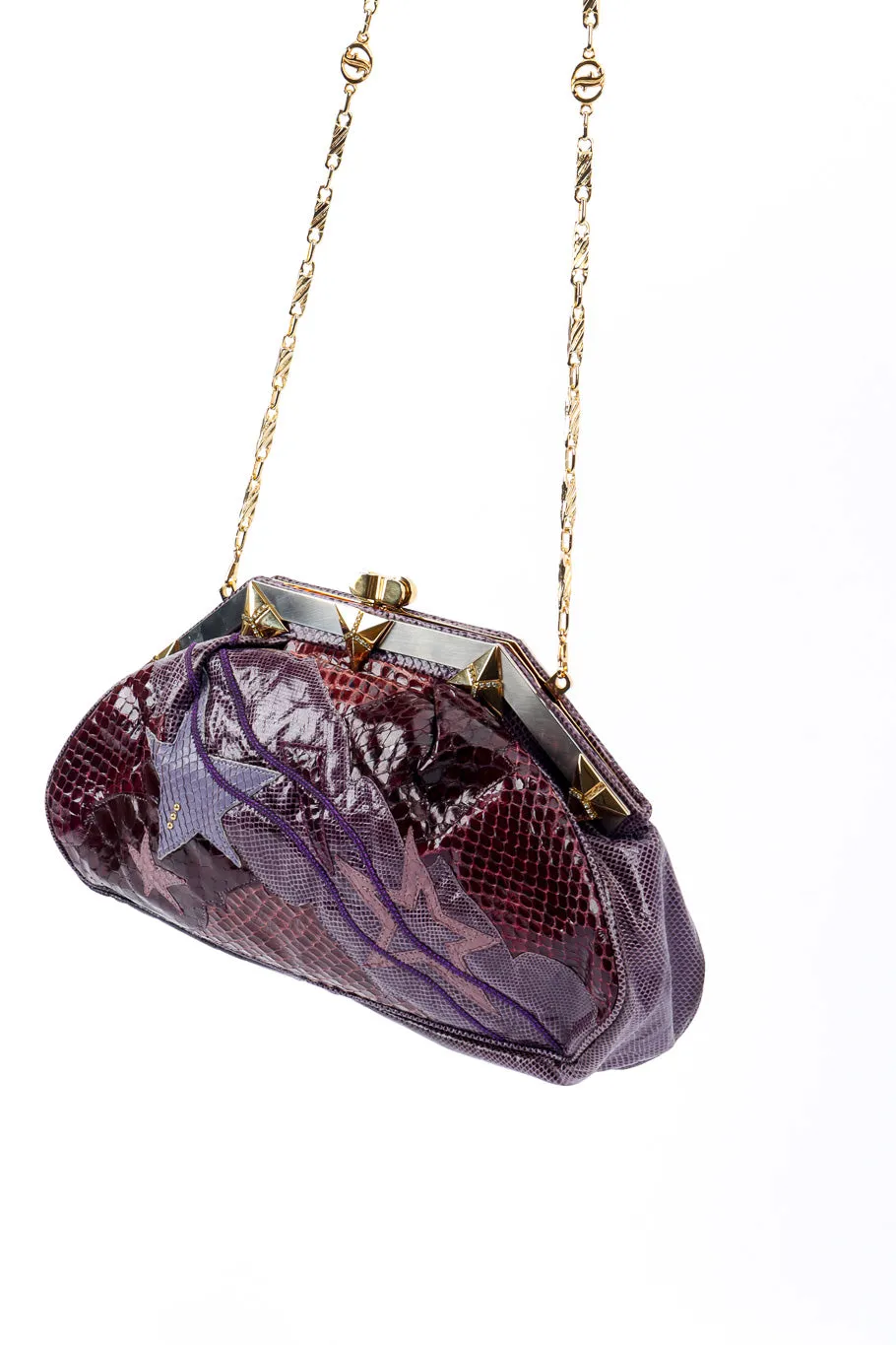 Snakeskin & Lizard Star Collage Bag
