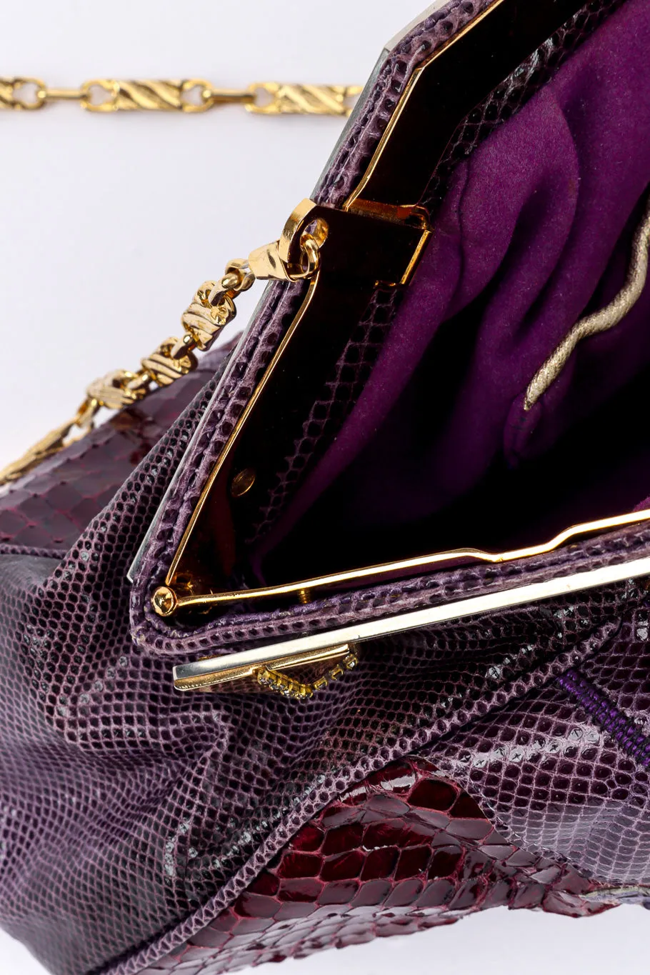 Snakeskin & Lizard Star Collage Bag