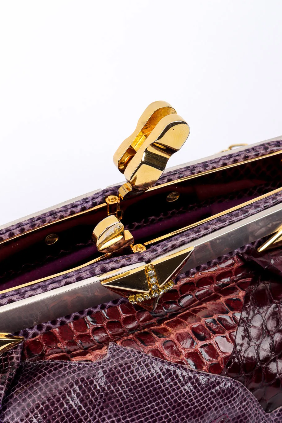 Snakeskin & Lizard Star Collage Bag