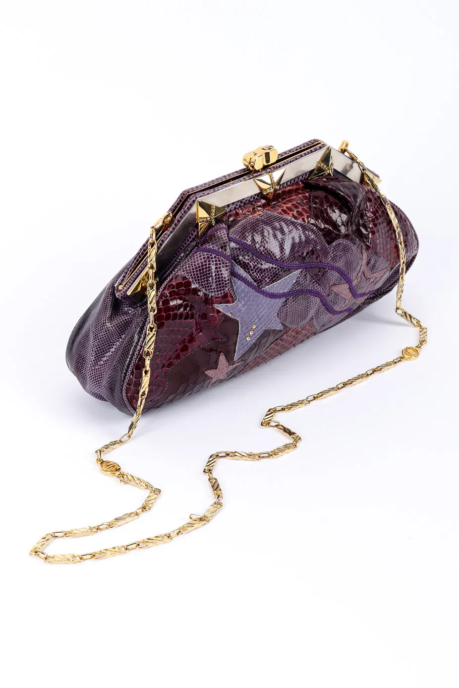 Snakeskin & Lizard Star Collage Bag