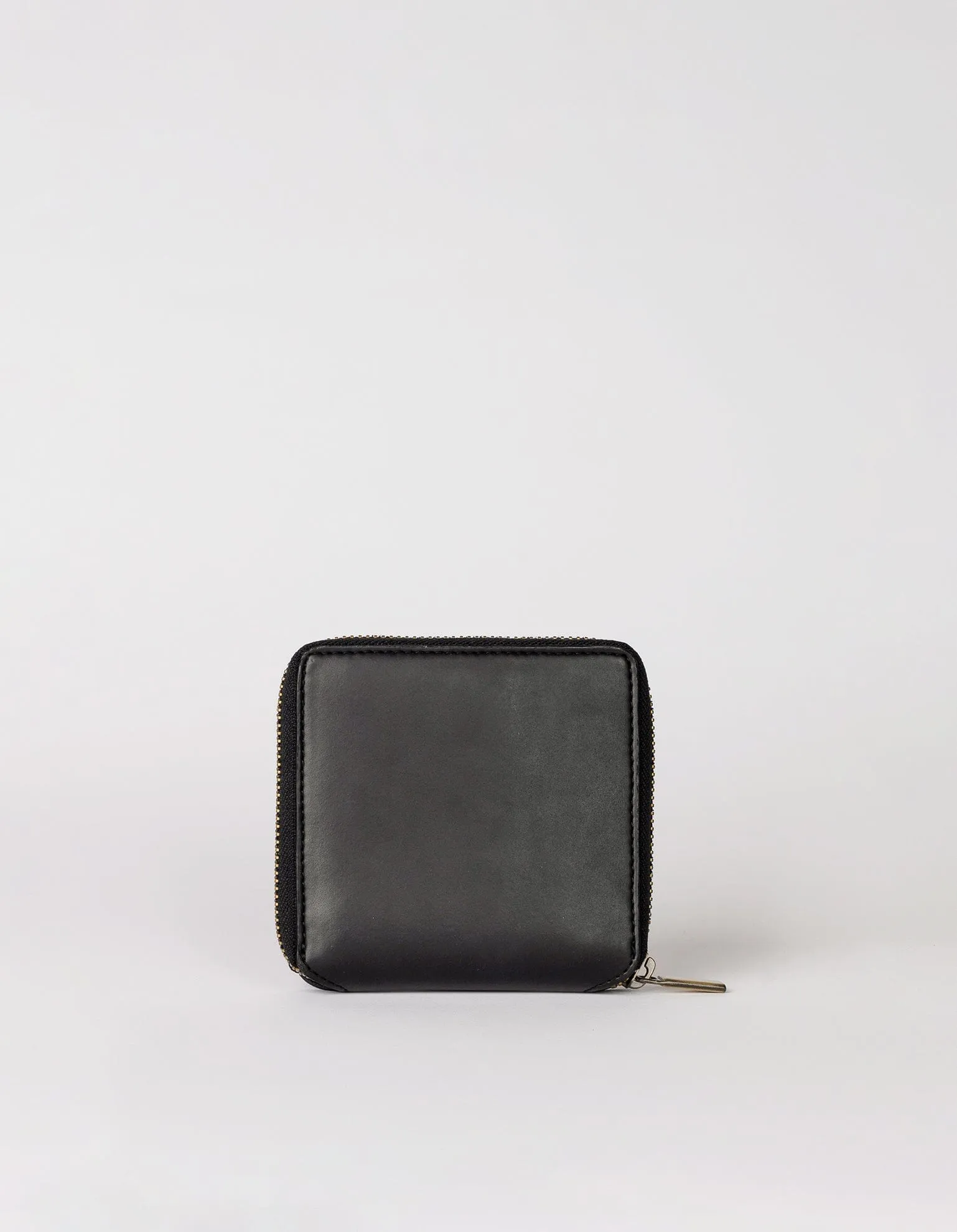 Sonny Apple Leather Square Wallet | Black