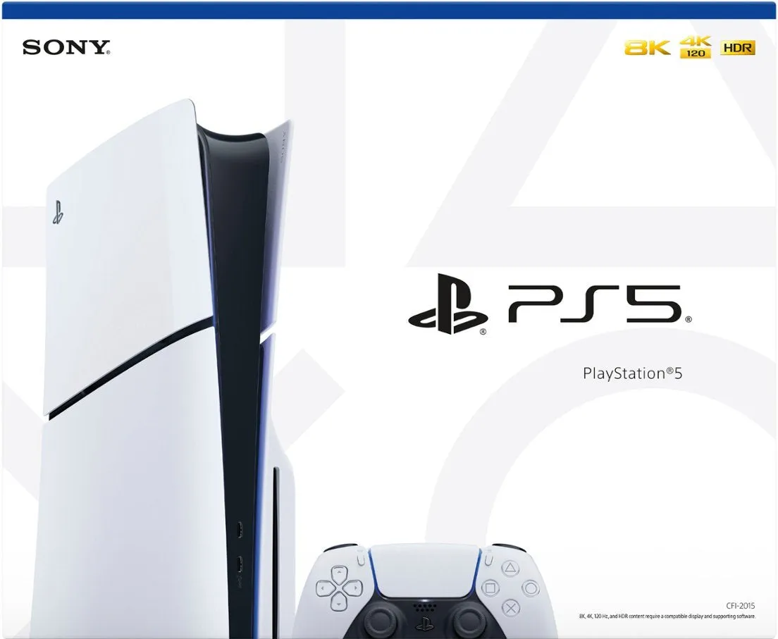 Sony - PlayStation 5 SLIM 1TB Console - Disc Edition (PS5)