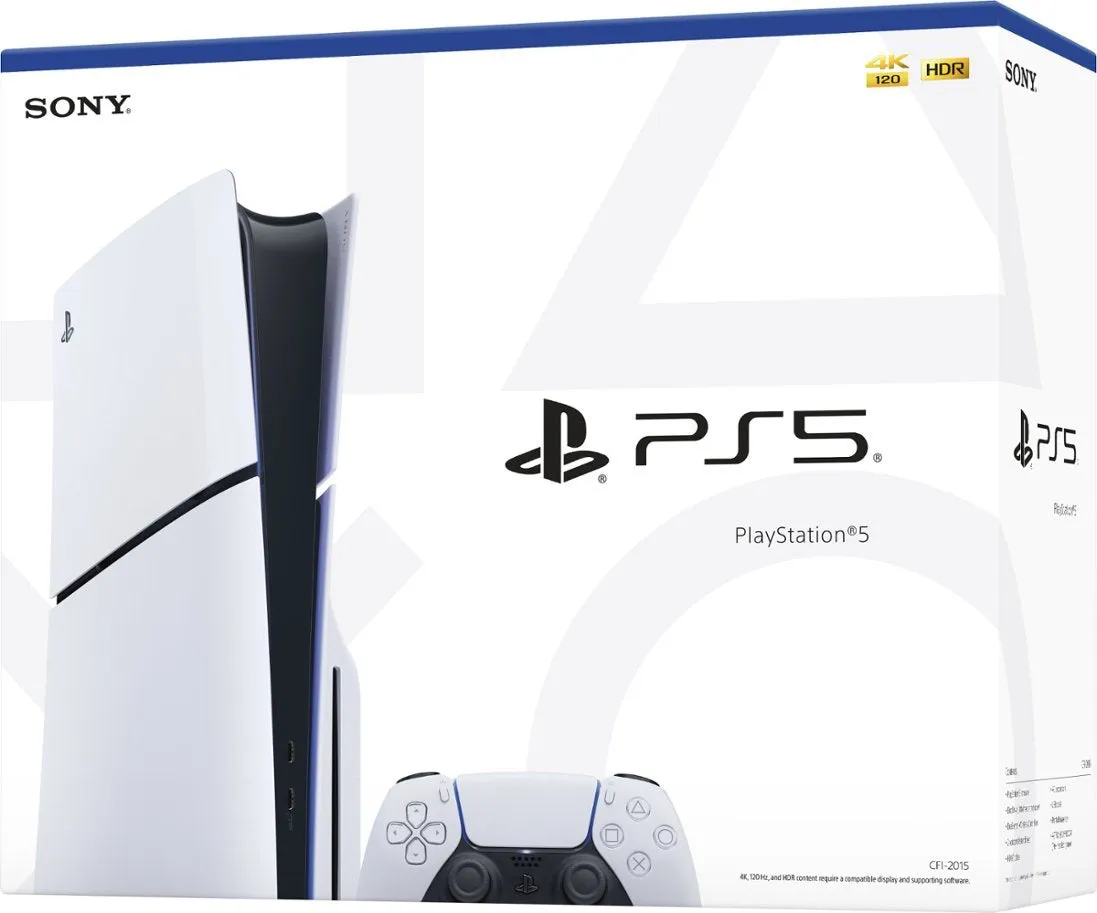 Sony - PlayStation 5 SLIM 1TB Console - Disc Edition (PS5)