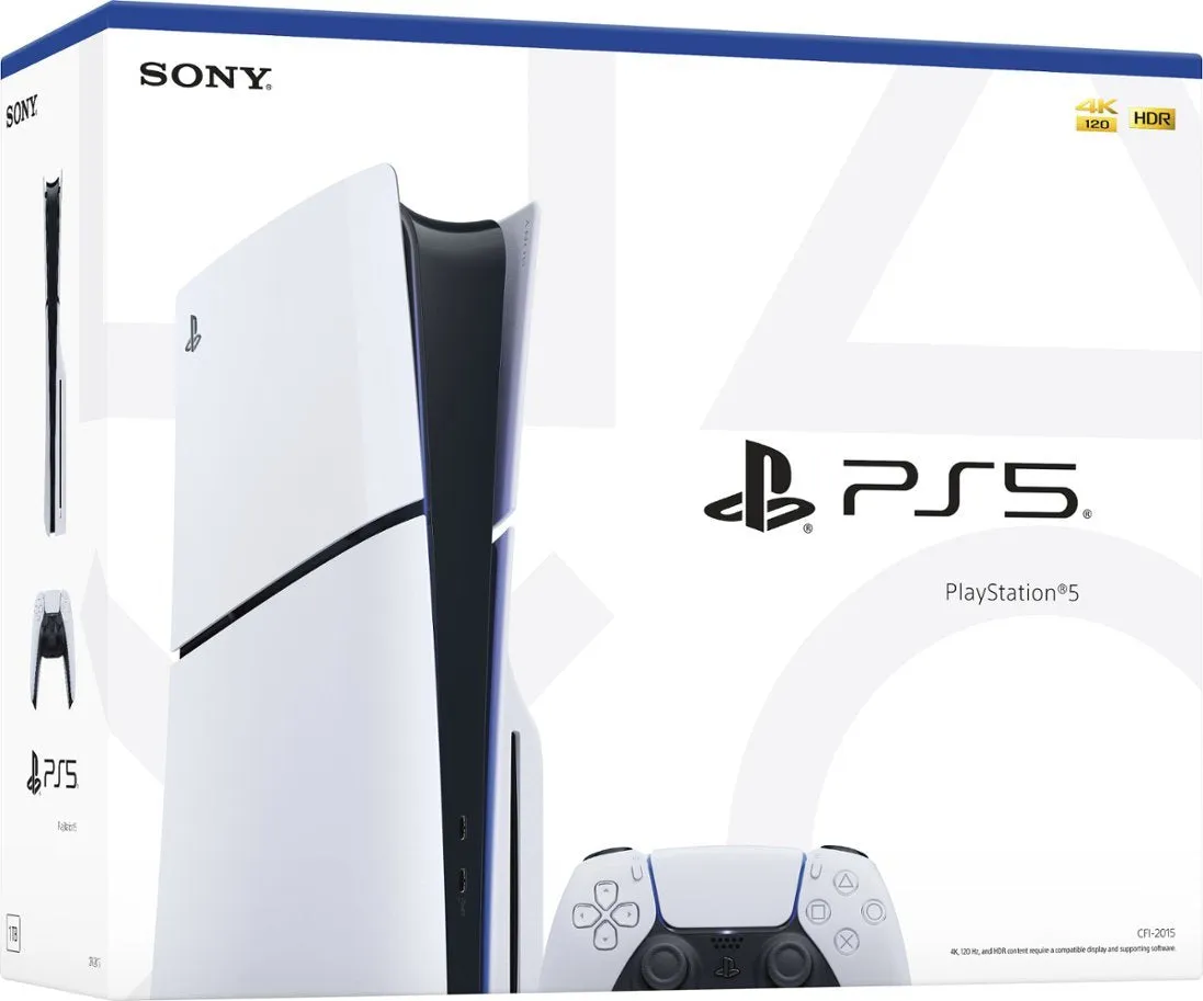 Sony - PlayStation 5 SLIM 1TB Console - Disc Edition (PS5)