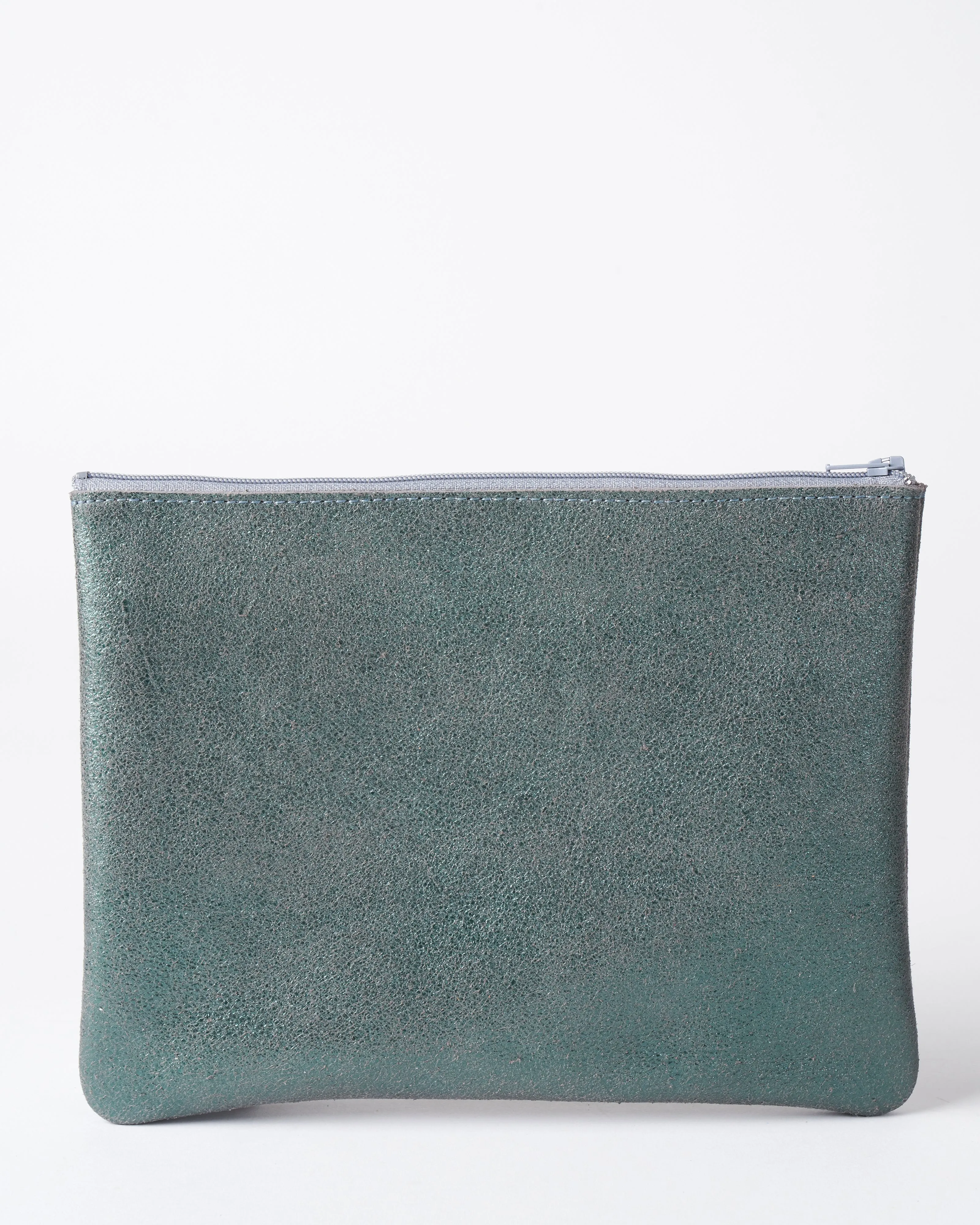 sparkle zip large - sparkle evergreen smoke