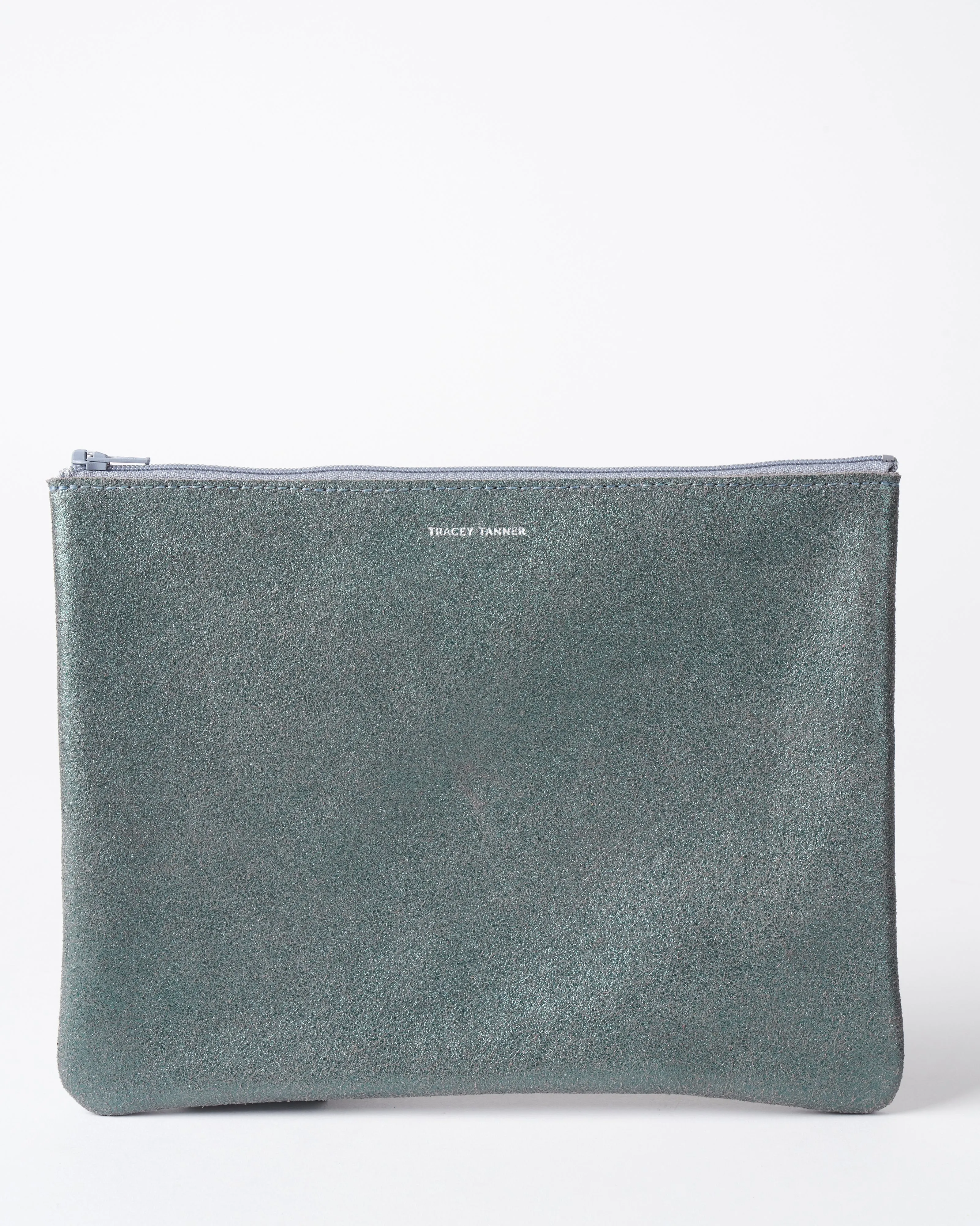 sparkle zip large - sparkle evergreen smoke