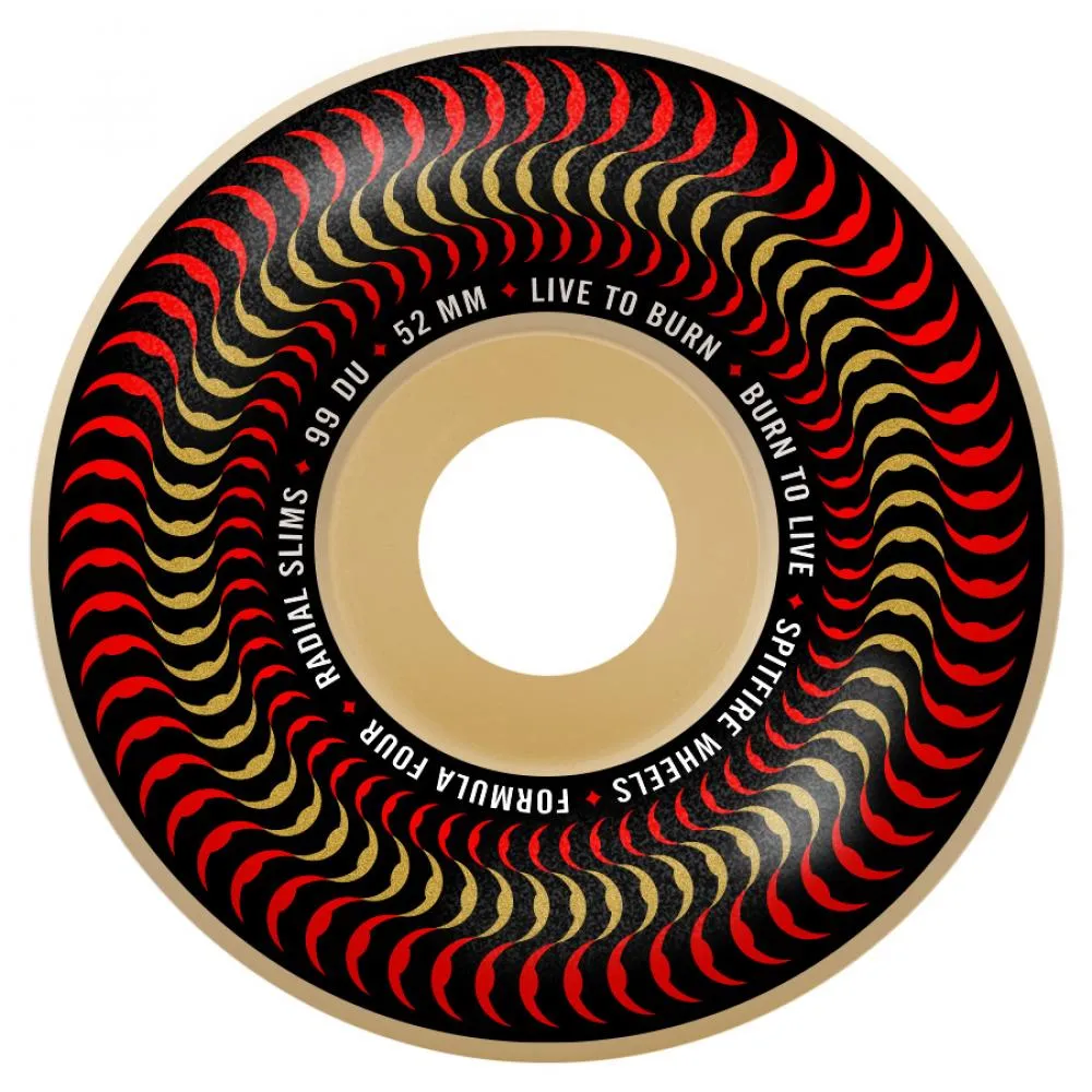 Spitfire Formula Four Venomous Radial Slim 99d Wheels - 54mm
