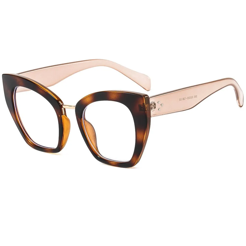 Square Anti Blue Light Blocking Glasses Computer Glasses Reading Prescription Spectacle Frames Unisex