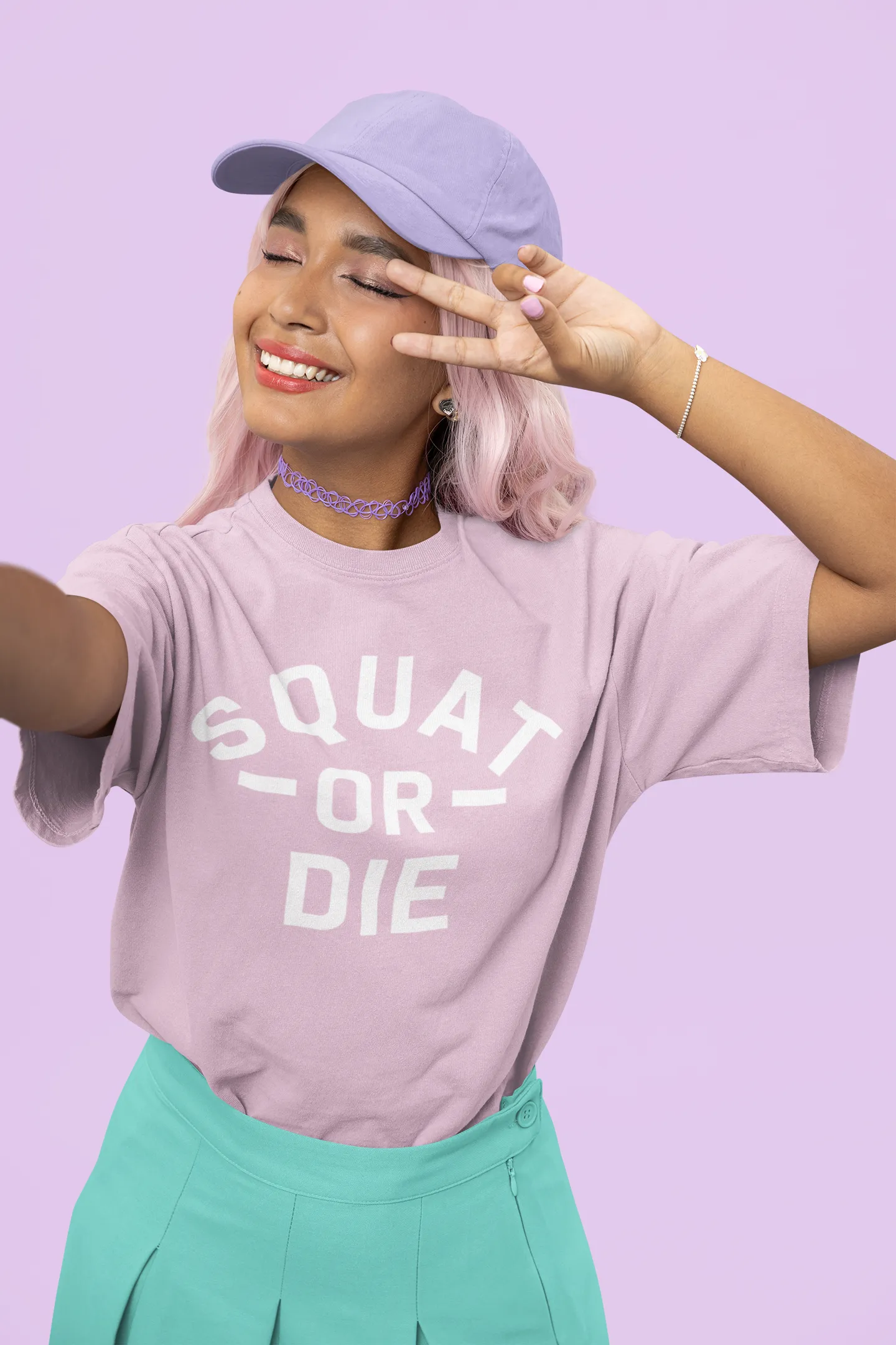 SQUAT OR DIE Oversized T-shirt