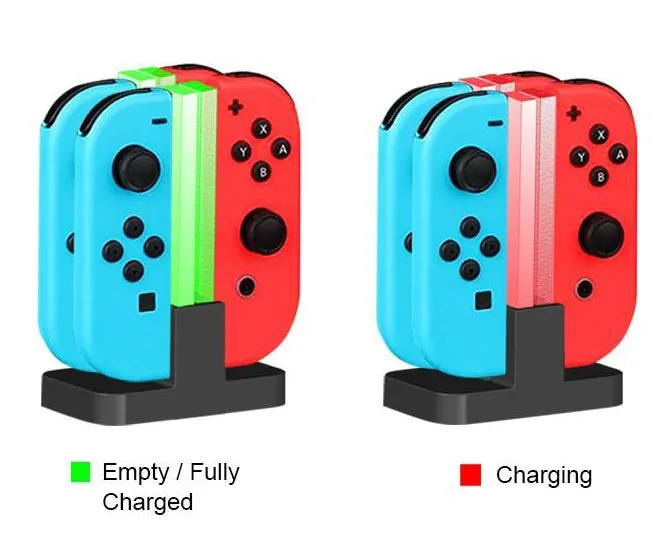 Stacja Dokująca 4x Ładowarka dock do Nintendo Switch