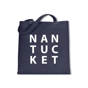 Stacked Nantucket Canvas Tote