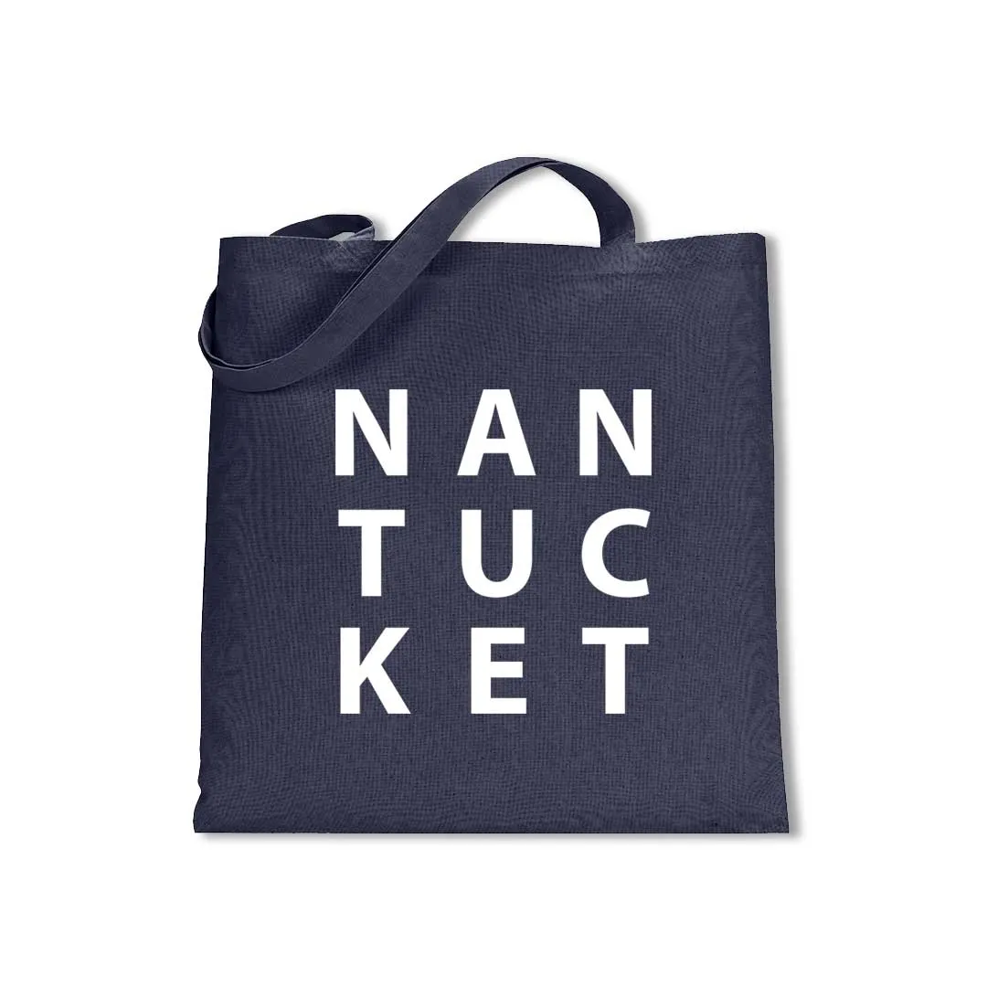 Stacked Nantucket Canvas Tote