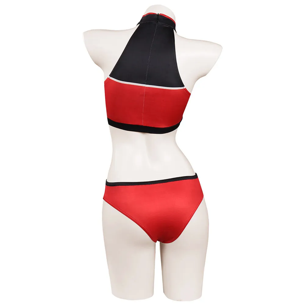 Star Trek: Lower Decks Season 1 Swimsuit Cosplay Costume Red Uniform Two-Piece Bikini Swimwear Outfits Halloween Carnival Suit cossky®