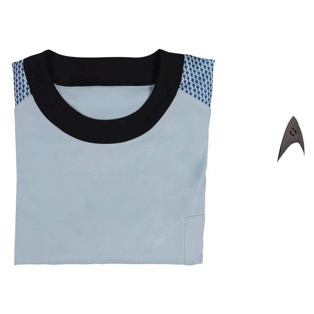 Star Trek: Strange New Worlds-Dr. M’Benga Outfits Cosplay Costume Shirt Badge Halloween Carnival Suit