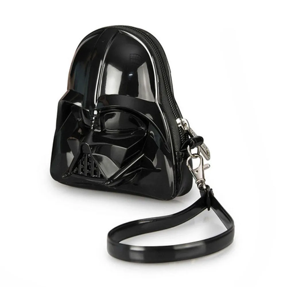 Star Wars Darth Vader 3D Helmet Shaped Coin Bag Zip Wallet Purse