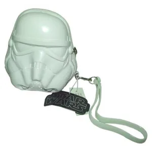 Star Wars Stormtrooper 3D Helmet Shaped Coin Bag Zip Wallet Purse