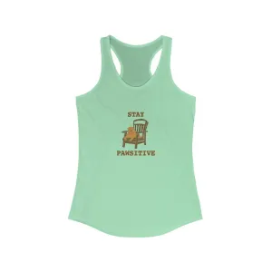 Stay Pawsitive - Racerback Tank