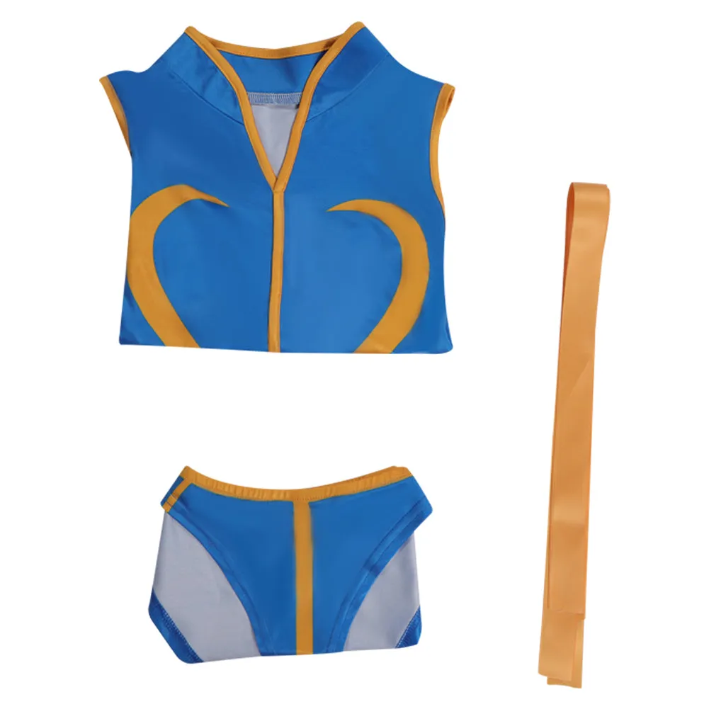 Street Fighter 5 Chun-Li Swimsuit Cosplay Costume Halloween Carnival Party Suit