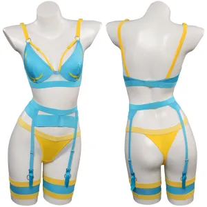 Street Fighter Chun-Li Cosplay Costume Sexy Lace Lingerie Outfits for Women Halloween Carnival Suit