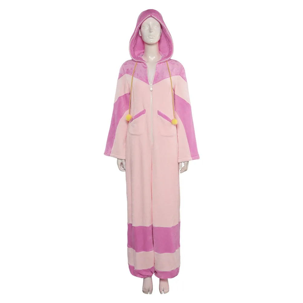 Street Fighter Han Juri Original Pink Pajamas Cosplay Costume Outfits