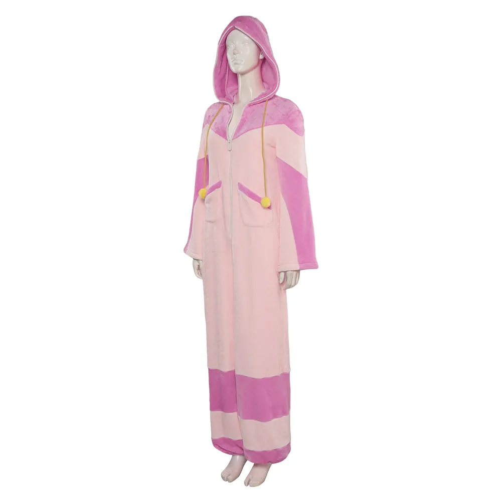 Street Fighter Han Juri Original Pink Pajamas Cosplay Costume Outfits