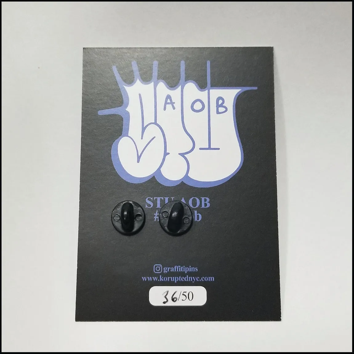 Stu White Throwie - Enamel Pin