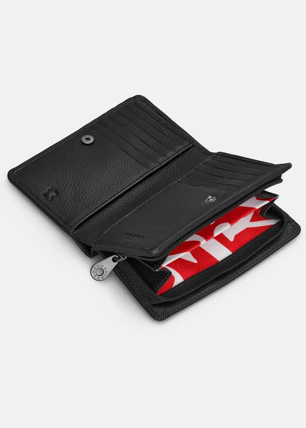 Succubus Bags Books Amongst Butterflies Leather Zip Around Wallet Black
