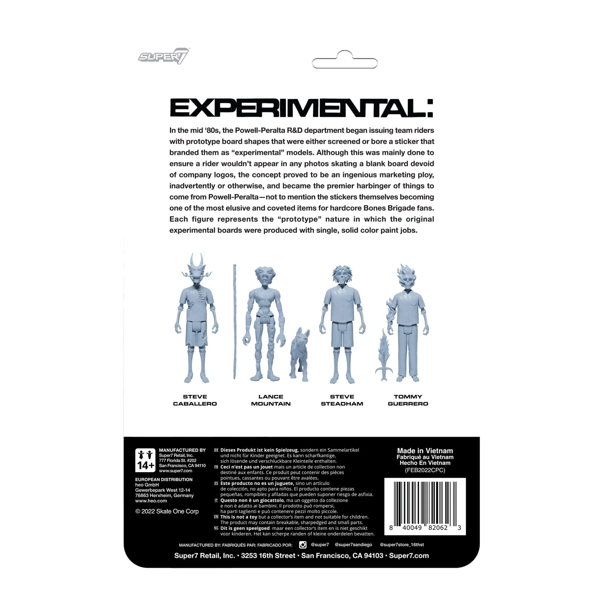 Super7 x Powell Peralta Steve Steadham - Experimental ReAction Figure