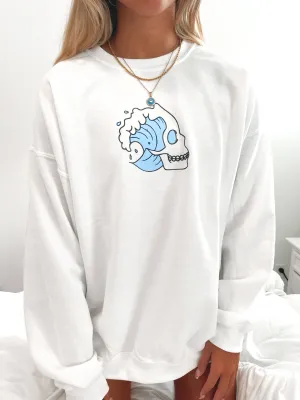 Surfin’ Skull Crewneck