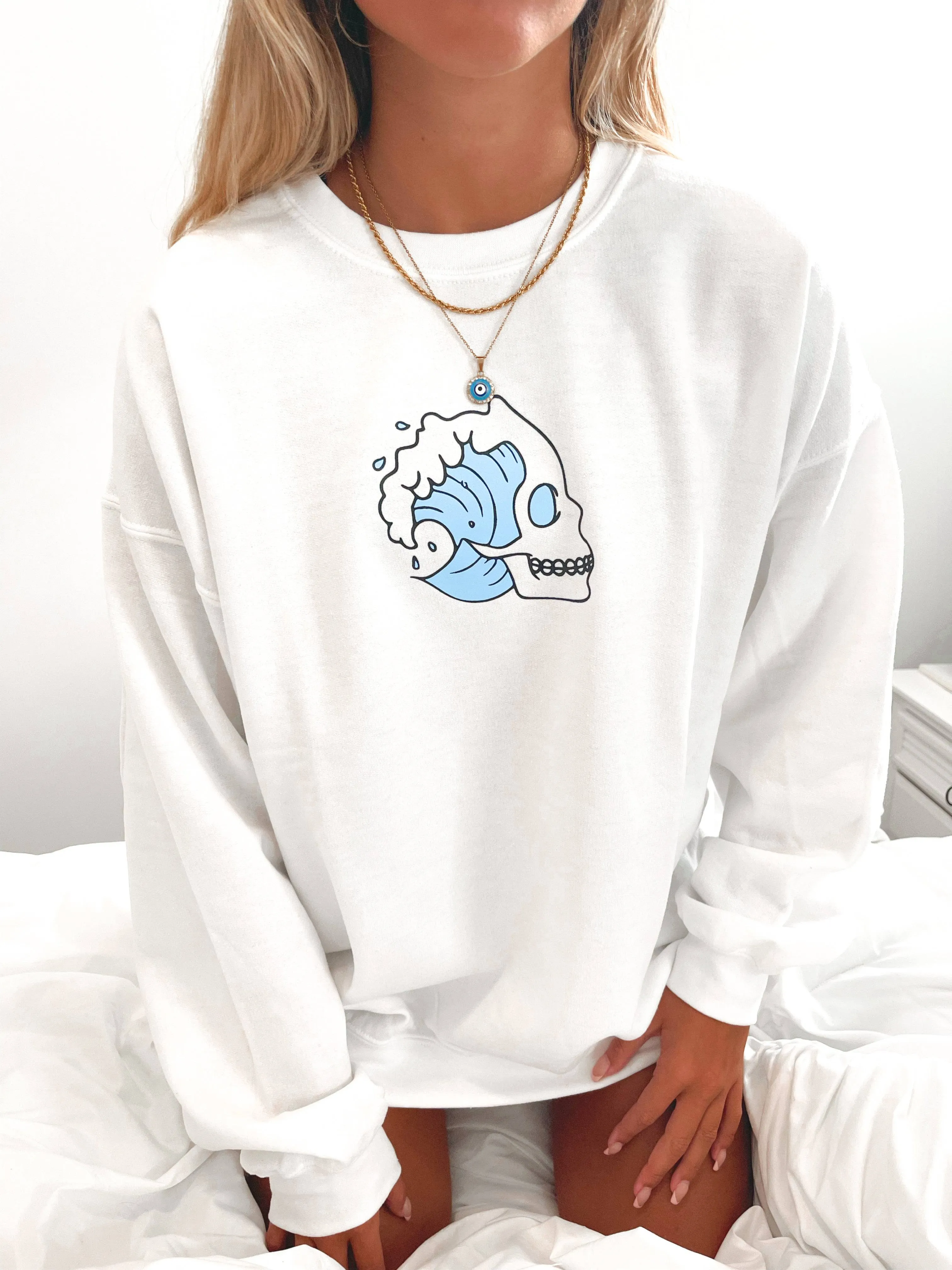 Surfin’ Skull Crewneck