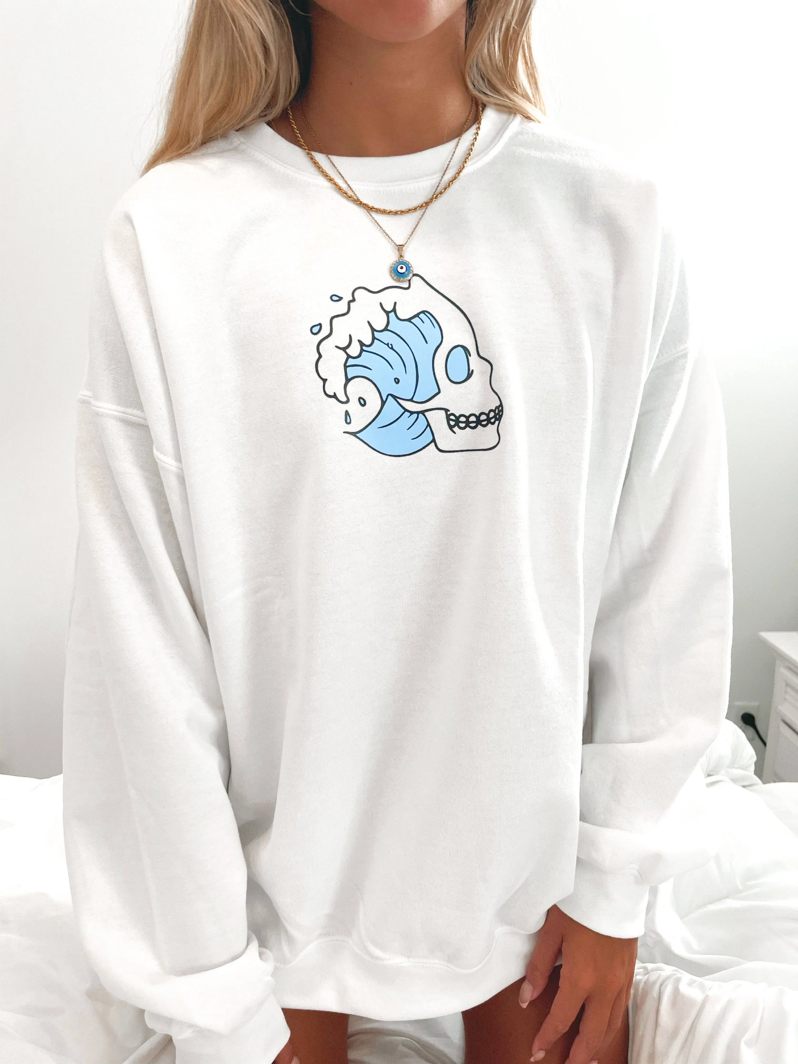 Surfin’ Skull Crewneck