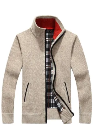 sweater slim coat
