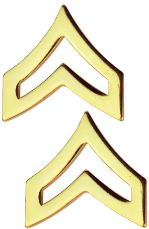 Tactical 365® Operation First Response Pair of Corporal Rank Insignia Pins for Police or Military