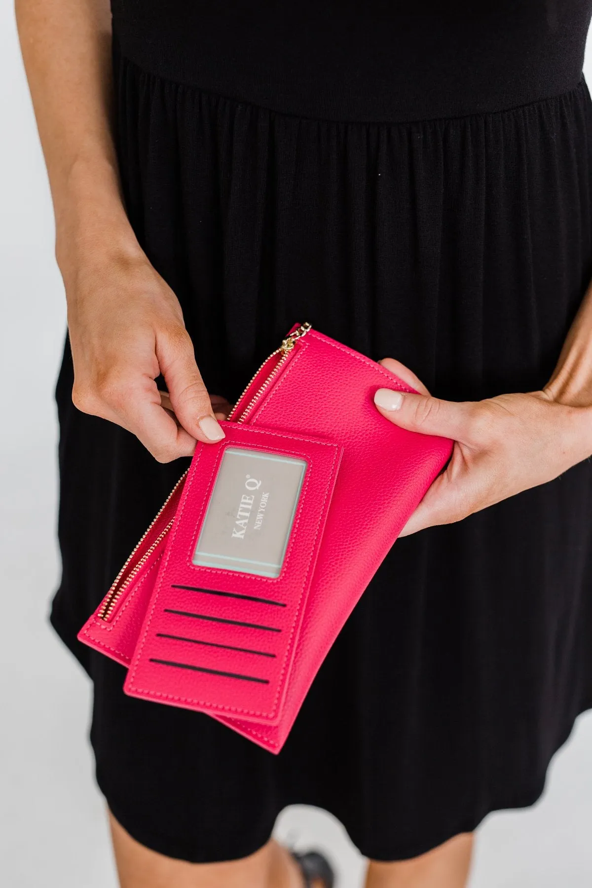 Tassel Clutch- Fuchsia