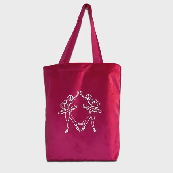 Tendu Velour Tote Bag T1085