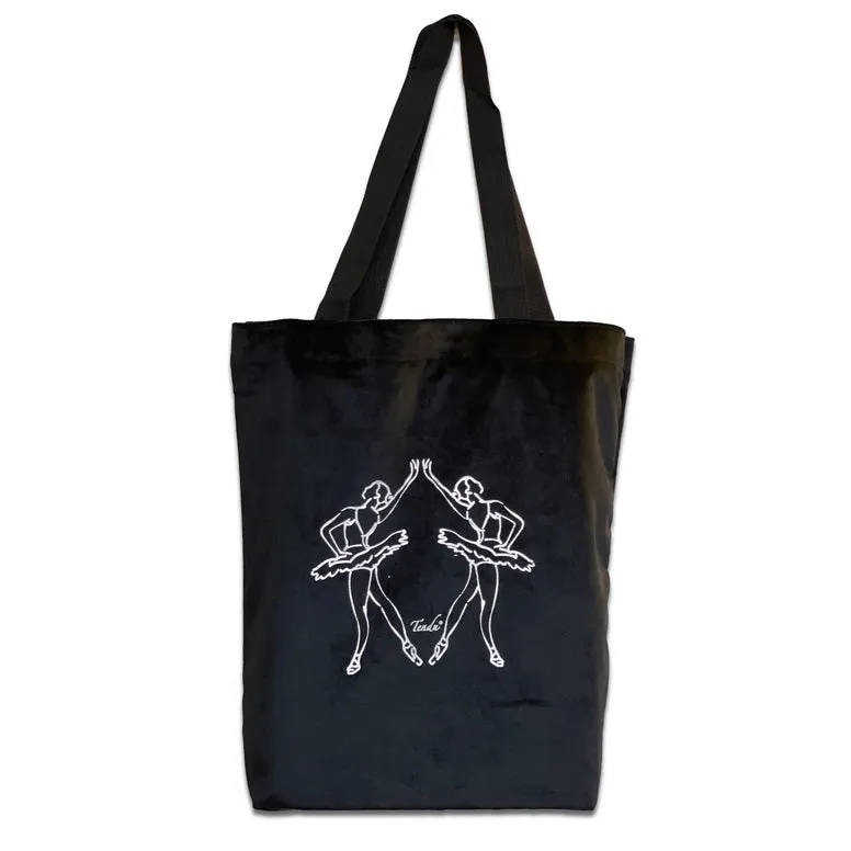 Tendu Velour Tote Bag T1085