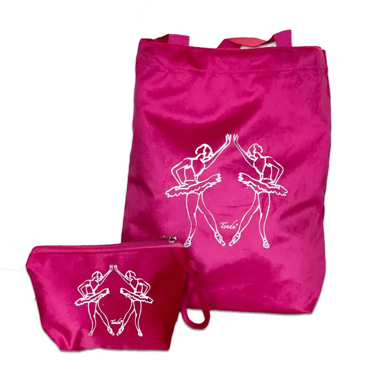 Tendu Velour Tote Bag T1085
