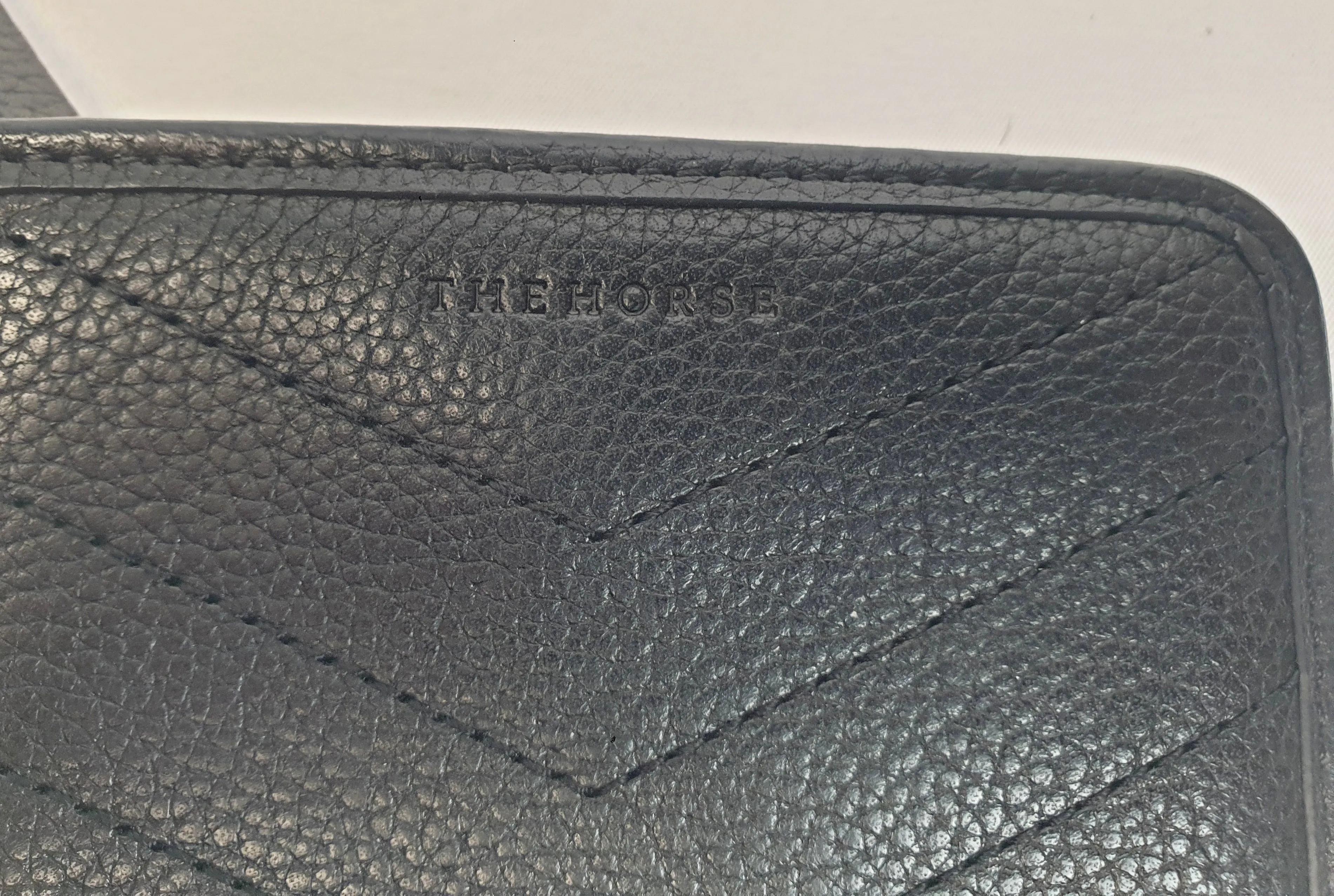 The Horse black leather small purse/wallet