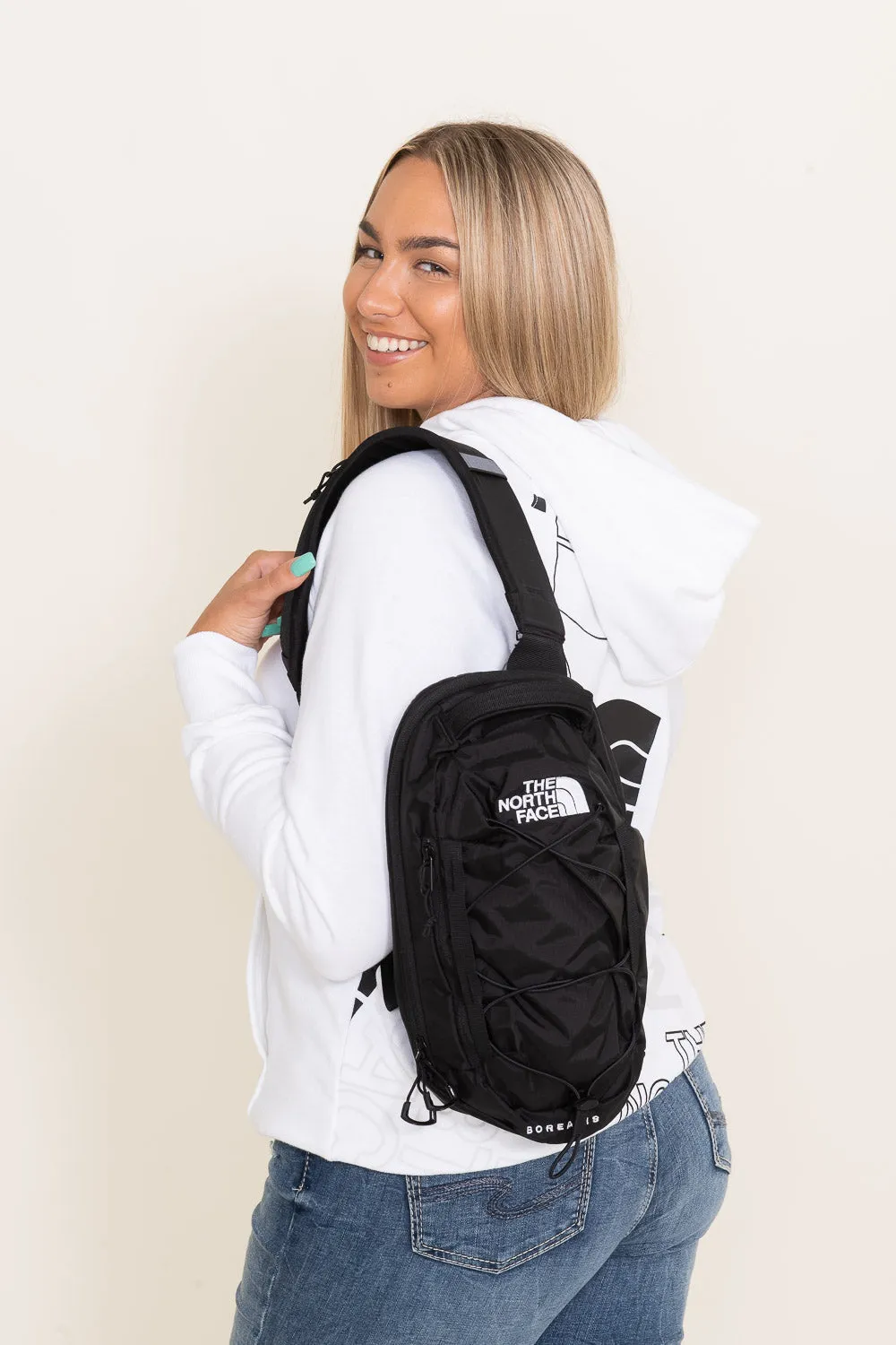 The North Face Borealis Sling Pack in Black | NF0A52UP-KY4
