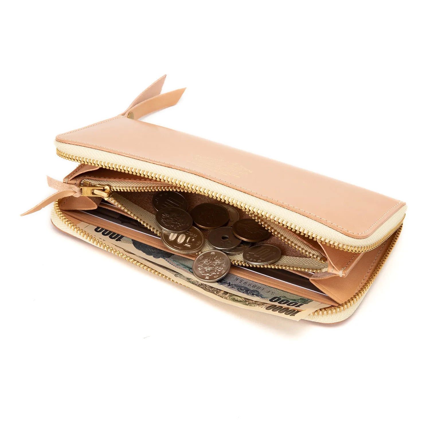 THE SUPERIOR LABOR | ザシュペリオールレイバー　cordovan zip long wallet