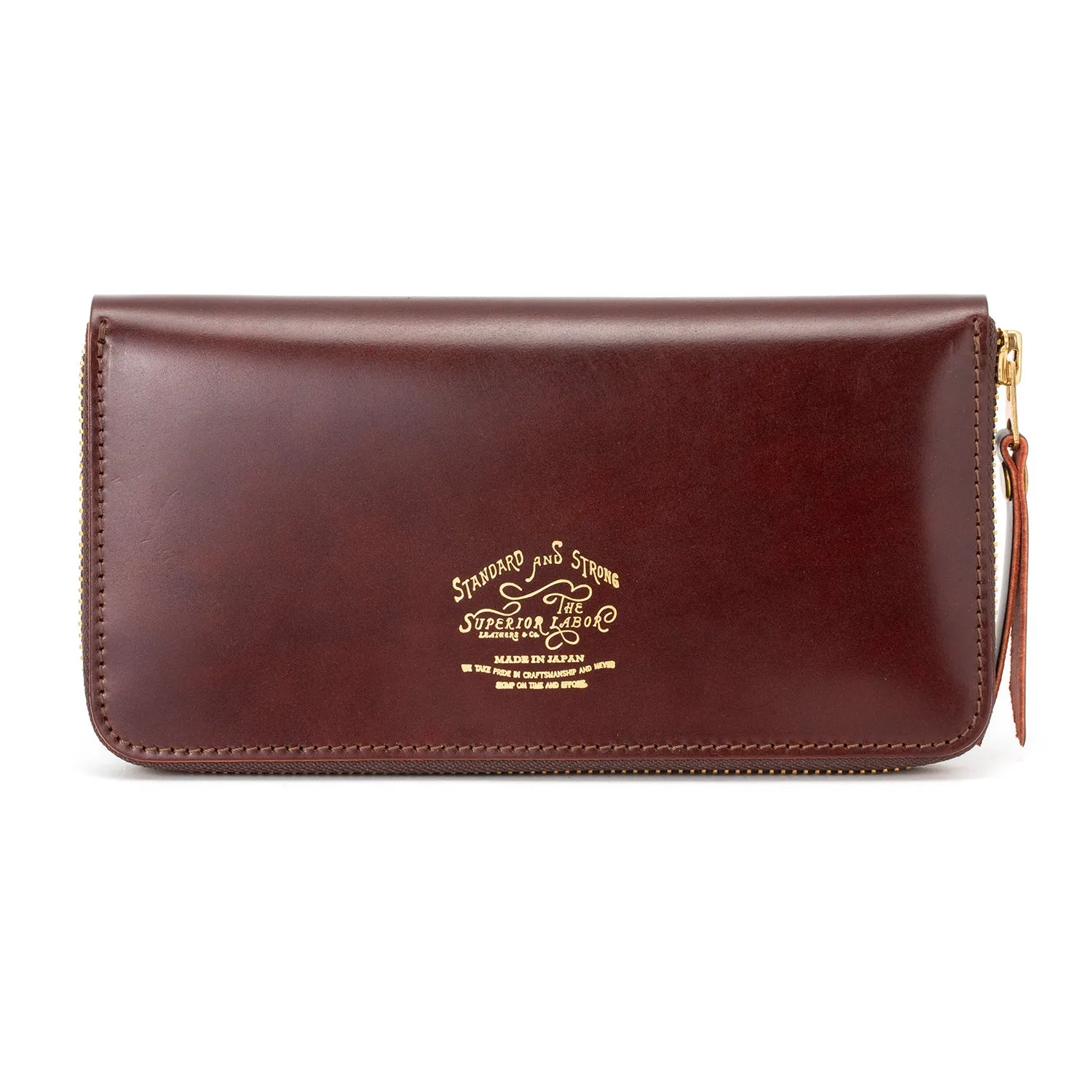 THE SUPERIOR LABOR | ザシュペリオールレイバー　cordovan zip long wallet