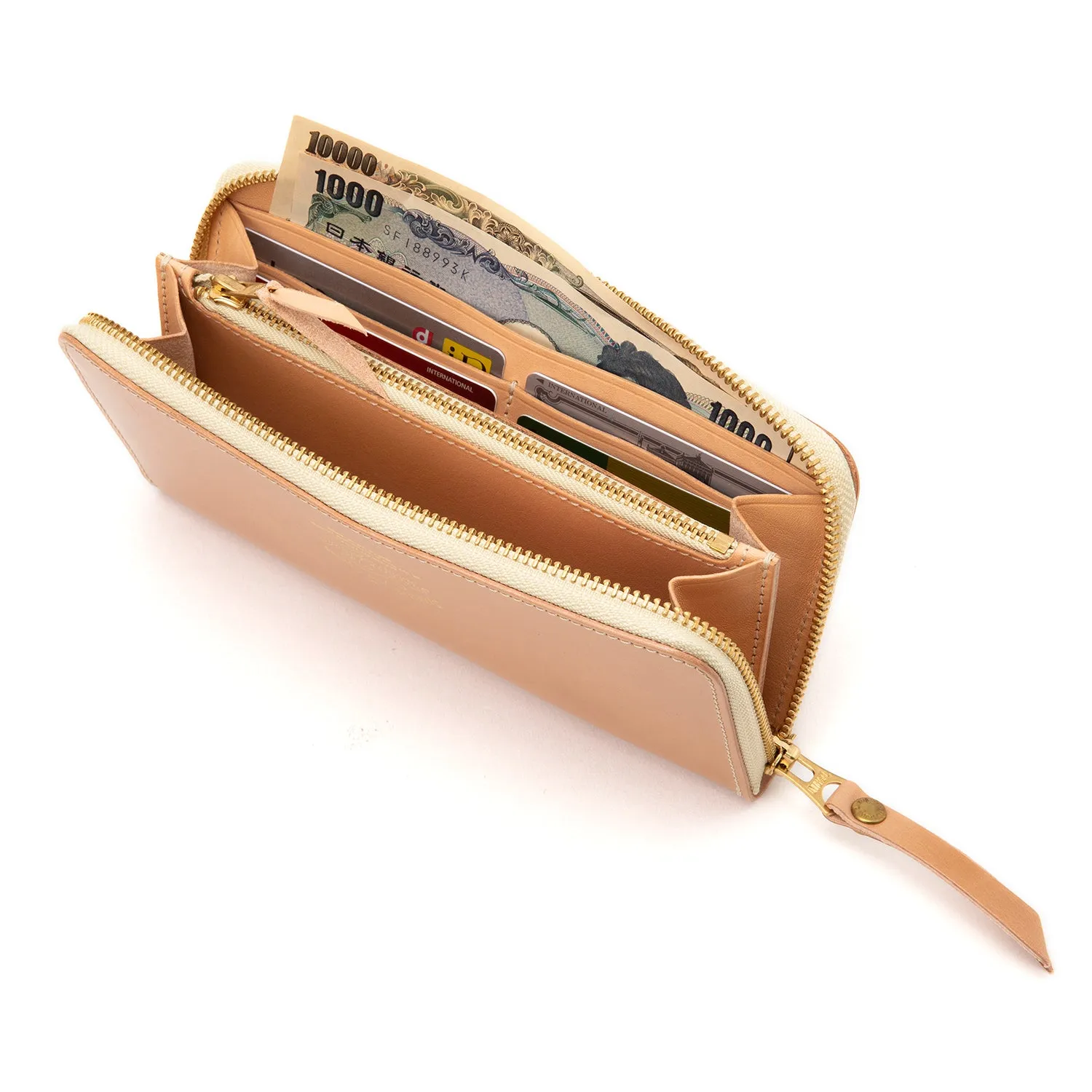 THE SUPERIOR LABOR | ザシュペリオールレイバー　cordovan zip long wallet