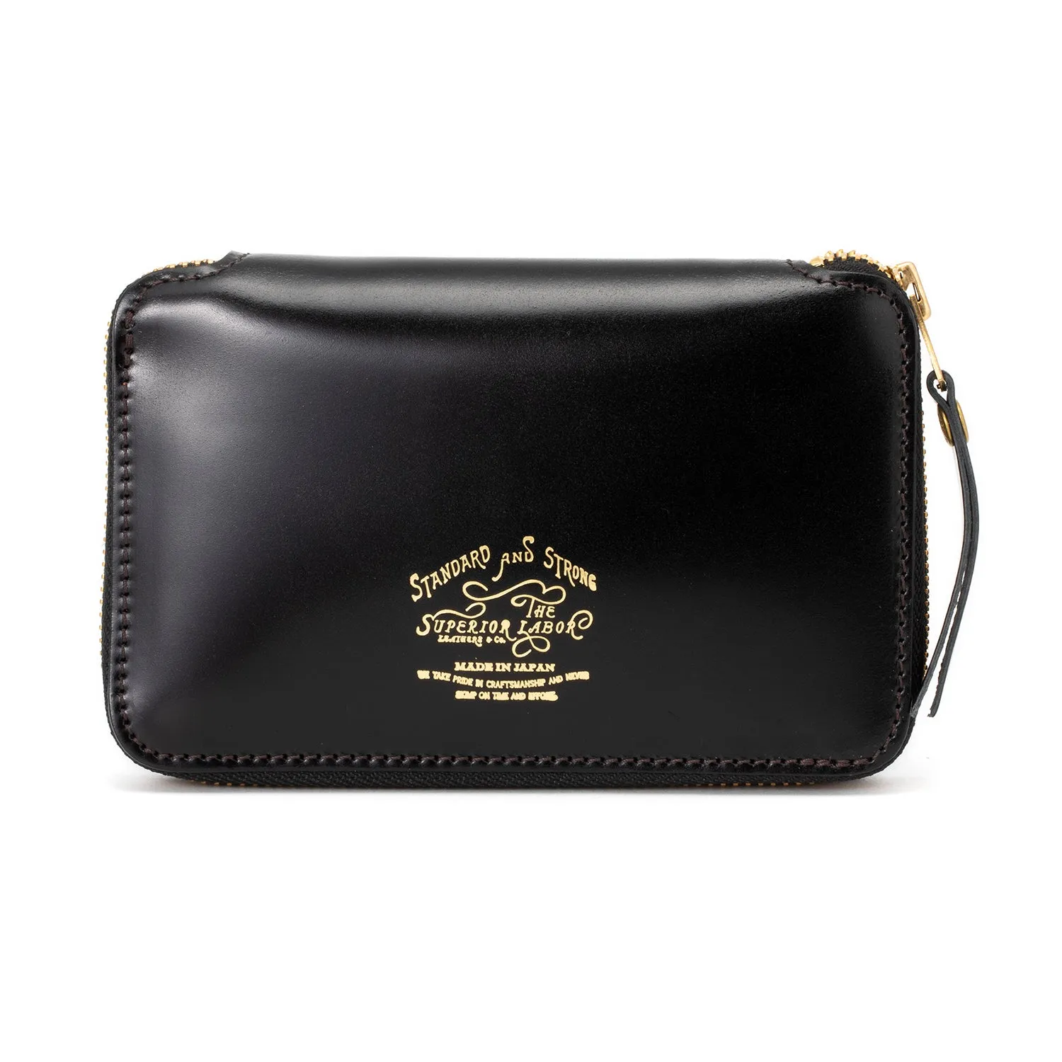 THE SUPERIOR LABOR | ザシュペリオールレイバー　cordovan zip middle wallet