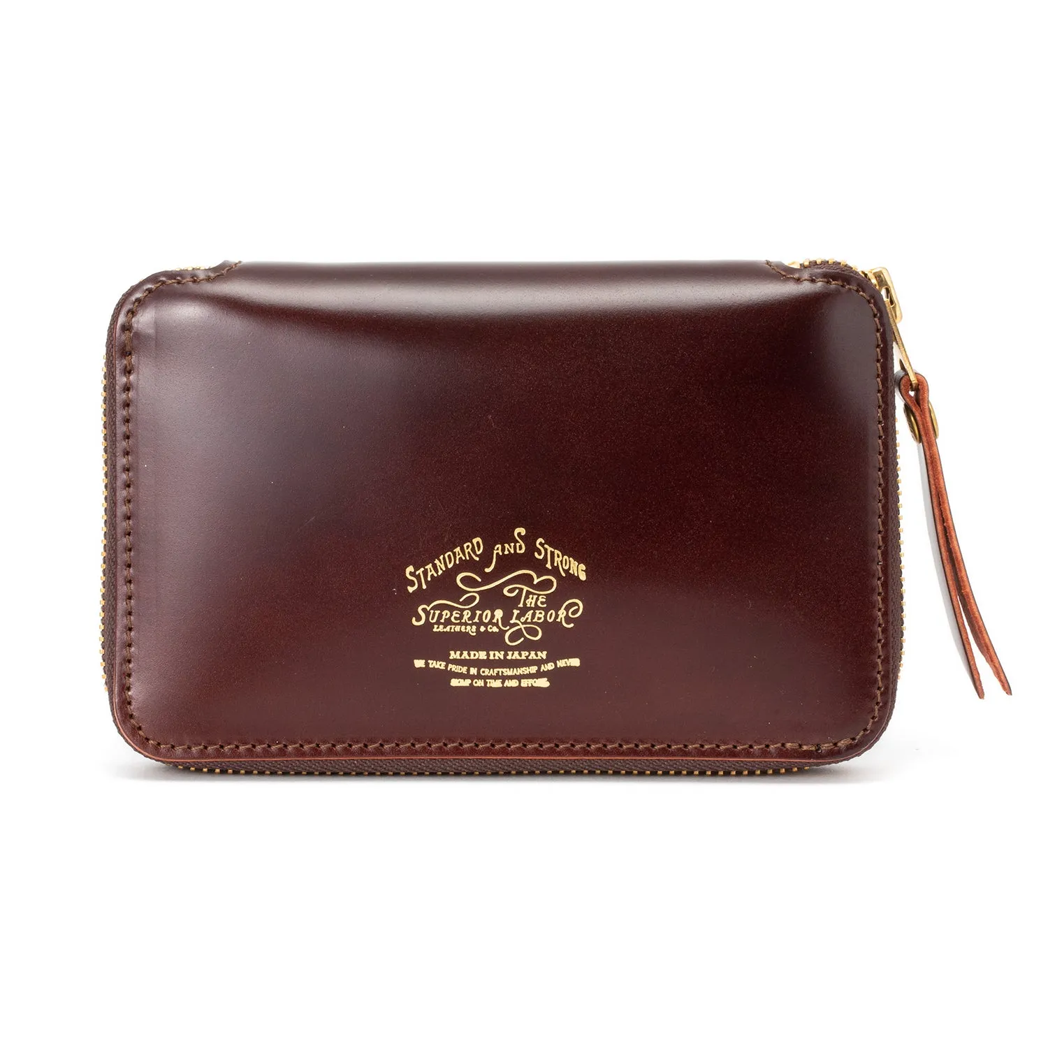 THE SUPERIOR LABOR | ザシュペリオールレイバー　cordovan zip middle wallet
