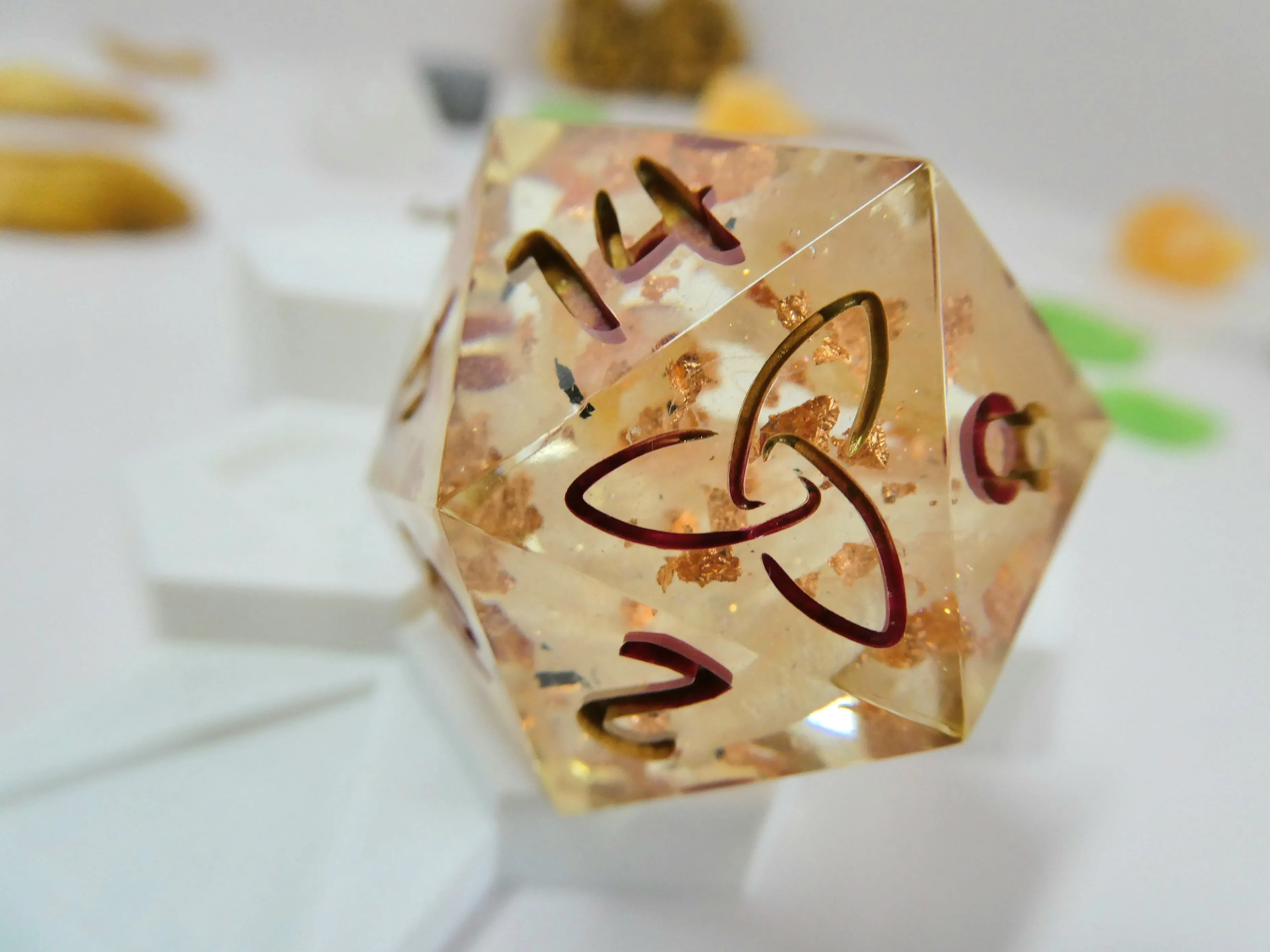 They're In The Flowers Oversized d20