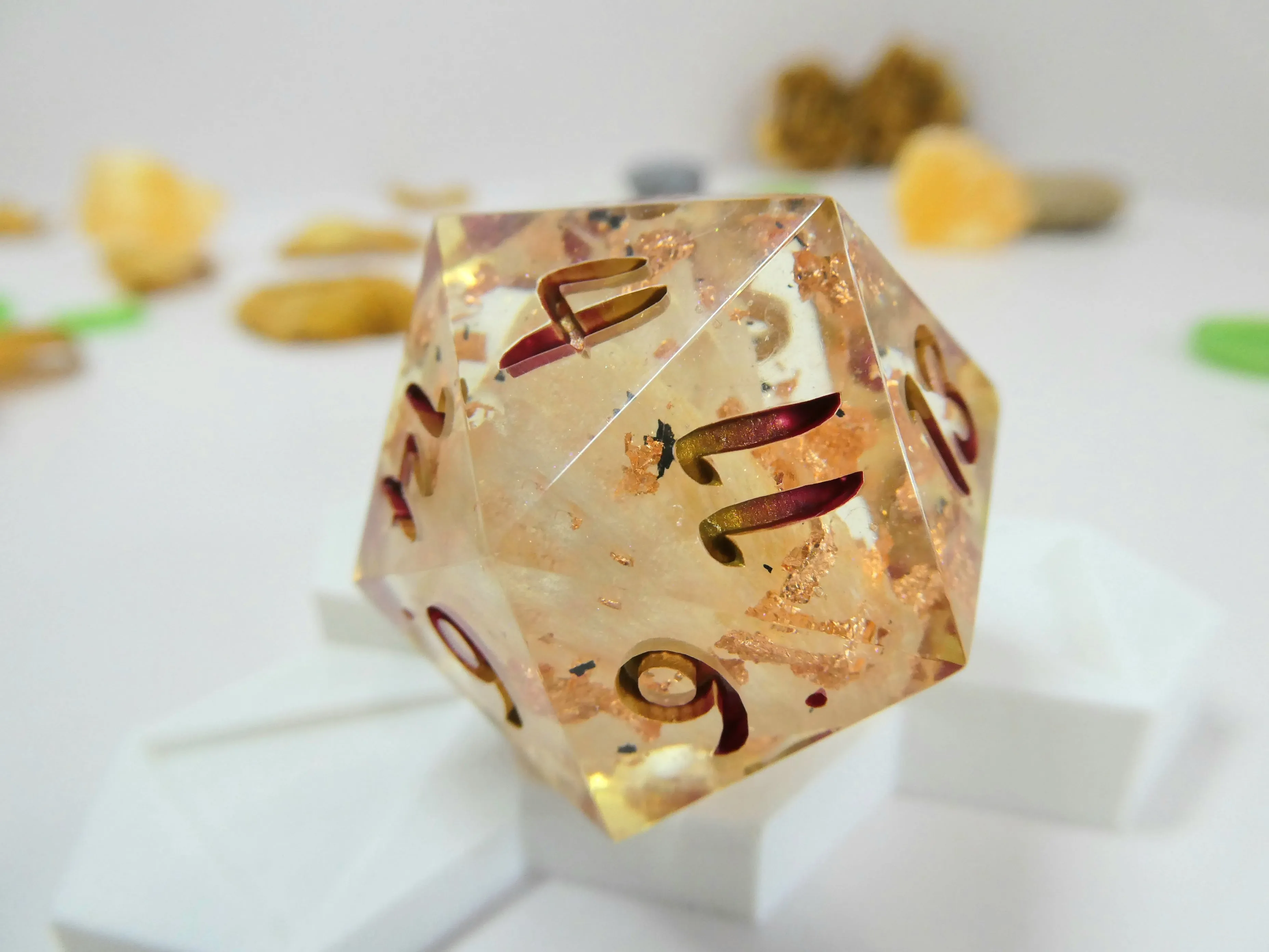 They're In The Flowers Oversized d20