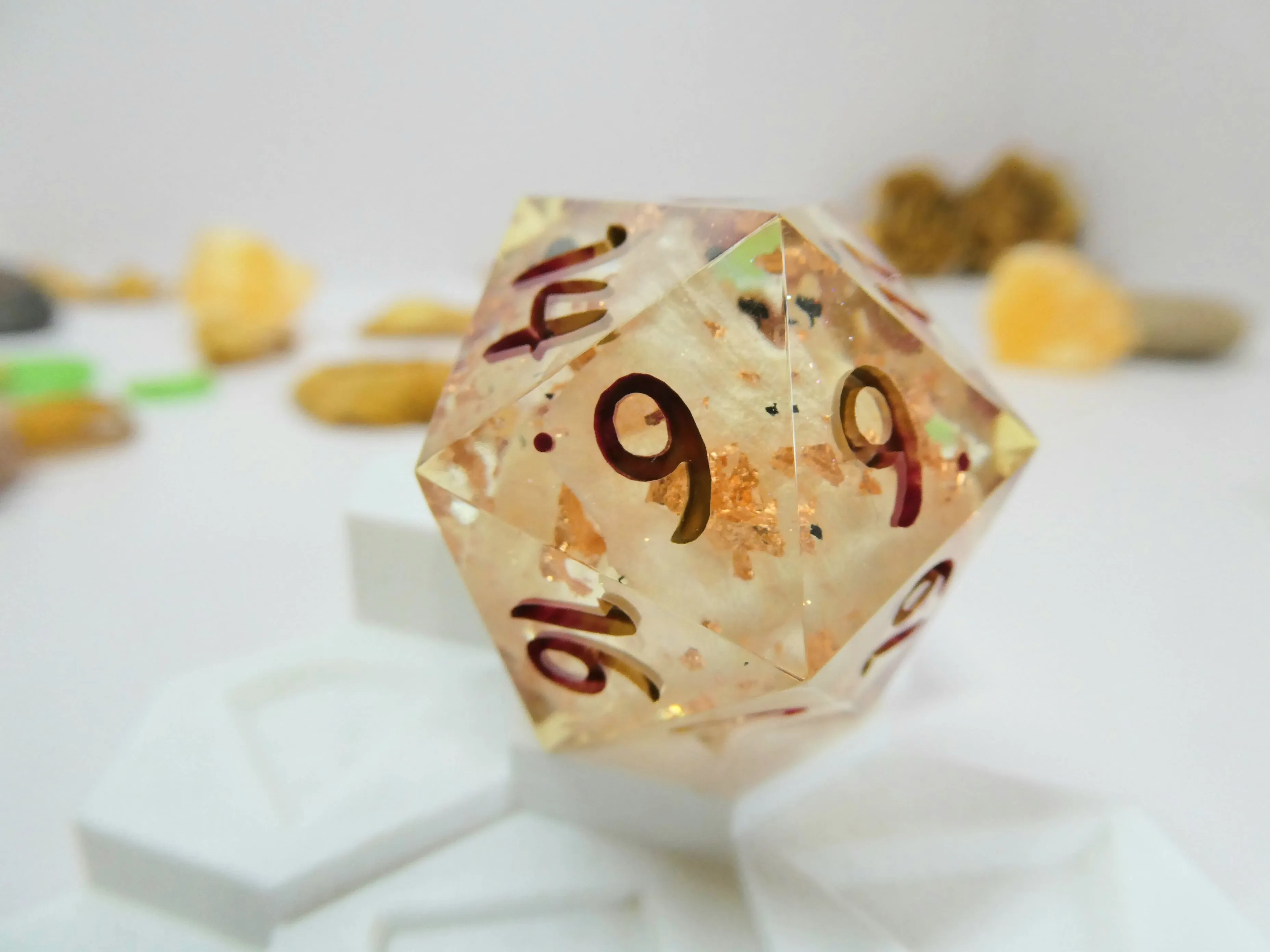 They're In The Flowers Oversized d20