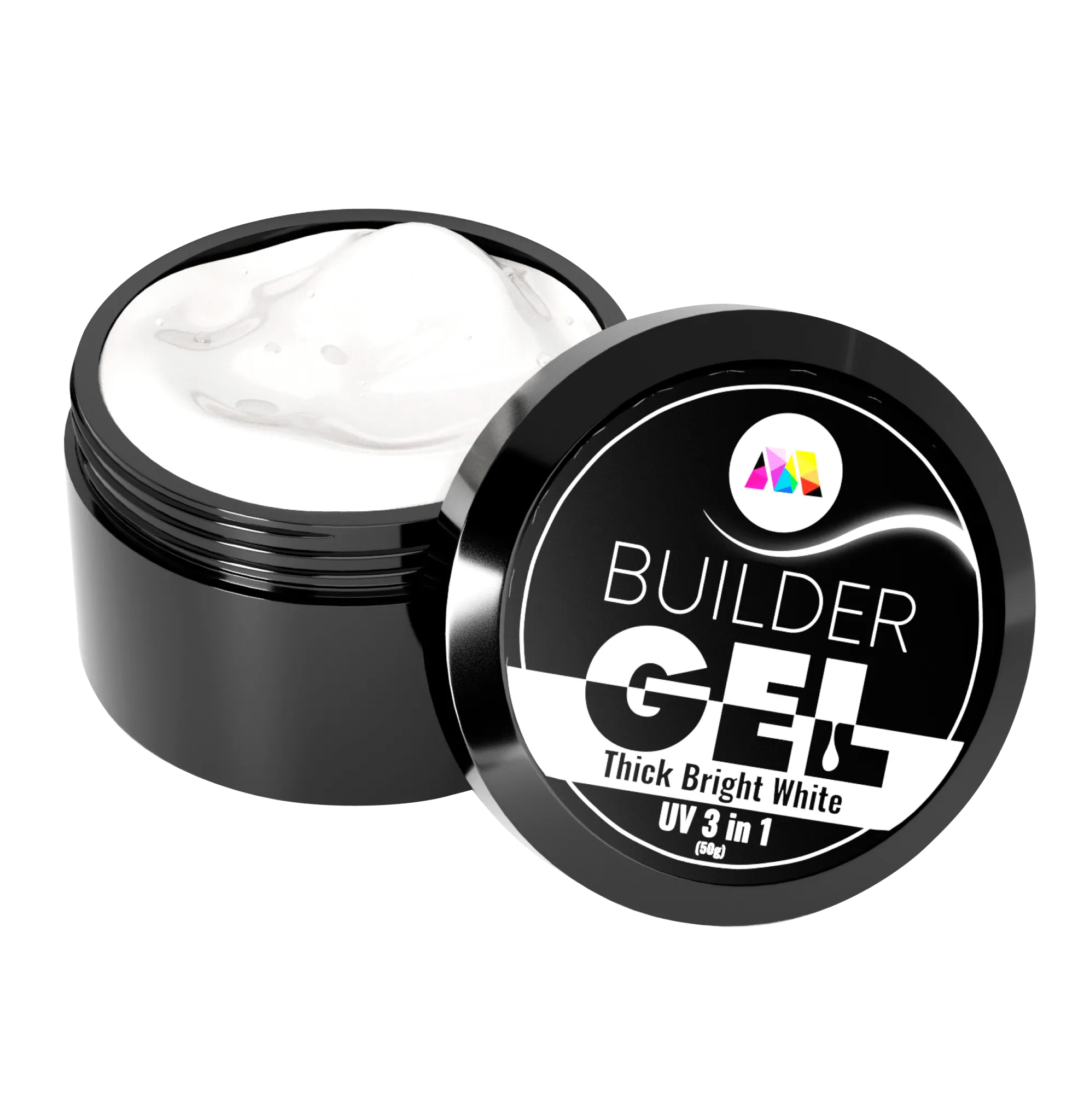 Thick Bright White UV Builder Gel - 5g